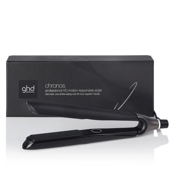 Plancha de pelo Chronos Styler negra, de GHD