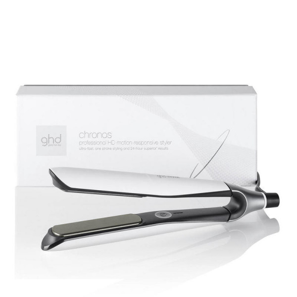 Plancha de pelo Chronos Styler blanca, de GHD