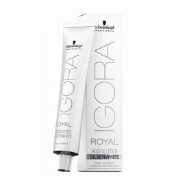 Tinte Igora Royal Absolutes Silverwhite Gris Pizarra 60ml