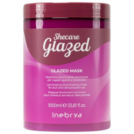 Mascarilla capilar iluminadora Glazed Inebrya, 1000 ml