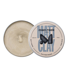 Arcilla moldeadora del cabello Matt Clay de Men Rock, 30 ml