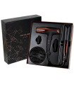 Kit Corioliss Plancha C5 Black Red + secador Wind