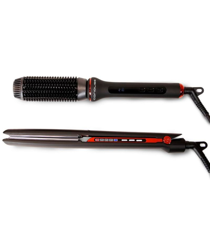 Kit Corioliss C3 Black Red + Hot Brush
