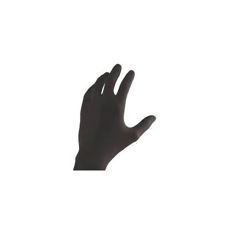 Guantes Látex Steinhart Negros Medianos Talla M 25ud